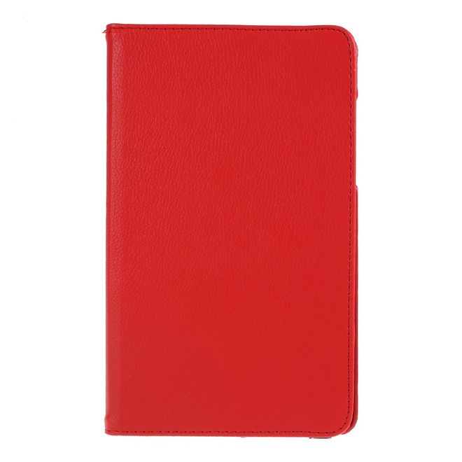 Samsung Galaxy Tab A 8.0 (2019) Hülle - 360° rotierbares Case aus Leder - rot
