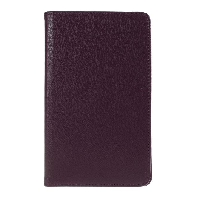 Samsung Galaxy Tab A 8.0 (2019) Hülle - 360° rotierbares Case aus Leder - purpur