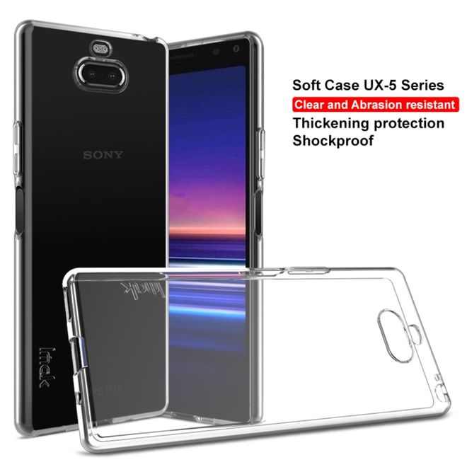 Imak - Sony Xperia 8 Hülle - Softcase aus TPU - UX-5 Series - transparent