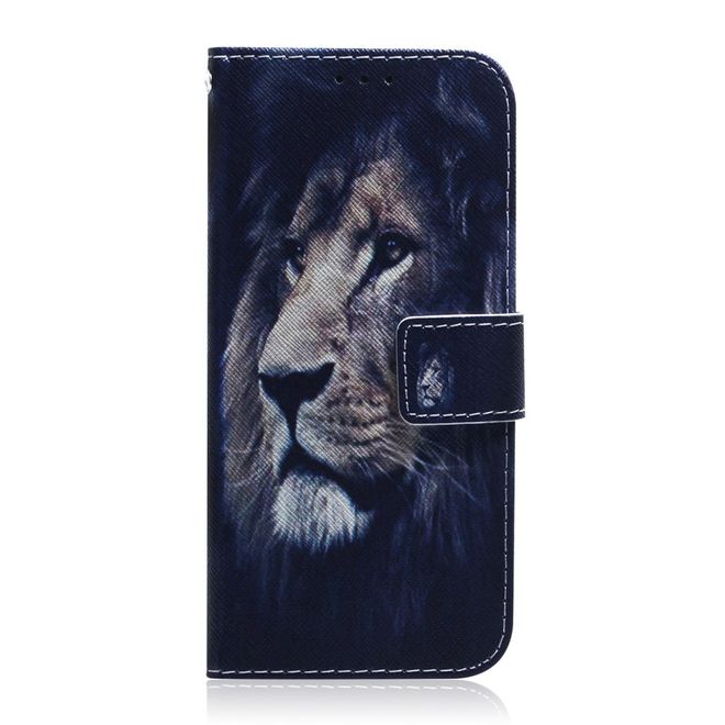 Xiaomi Mi 9 Lite Handy Hülle - Leder Bookcover Image Series - Löwe