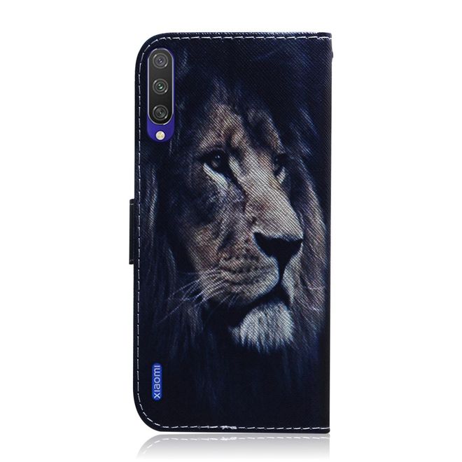 Xiaomi Mi 9 Lite Handy Hülle - Leder Bookcover Image Series - Löwe