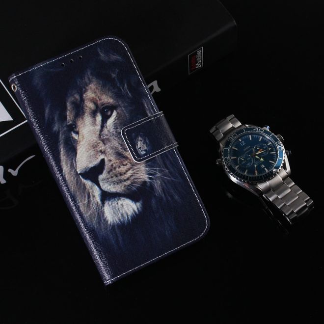 Xiaomi Mi 9 Lite Handy Hülle - Leder Bookcover Image Series - Löwe