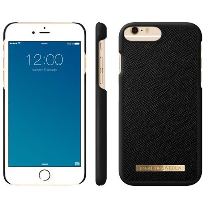 iDeal of Sweden - iPhone 8 Plus / 7 Plus / 6S+ / 6+ Hülle - Fashion Case Saffiano - schwarz
