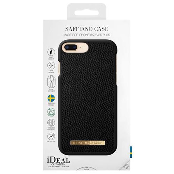 iDeal of Sweden - iPhone 8 Plus / 7 Plus / 6S+ / 6+ Hülle - Fashion Case Saffiano - schwarz