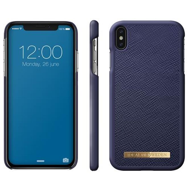 iDeal of Sweden - iPhone XS Max case - Fashion Case Saffiano - navy