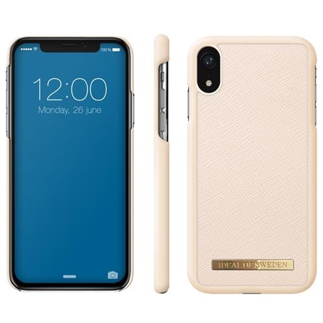 iDeal of Sweden - iPhone XR Hülle - Fashion Case Saffiano - beige