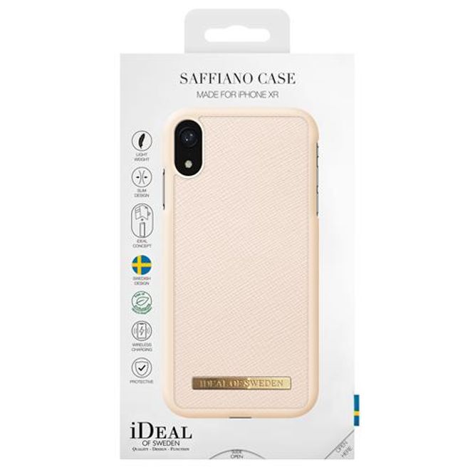 iDeal of Sweden - iPhone XR Hülle - Fashion Case Saffiano - beige