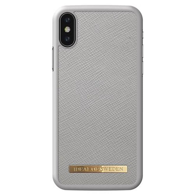 iDeal of Sweden - iPhone XS / X case - Fashion Case Saffiano - light gray