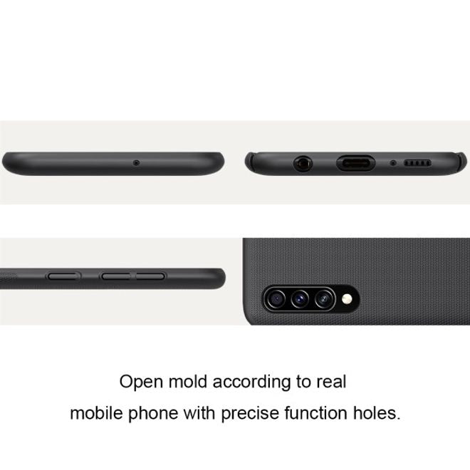 Nillkin - Samsung Galaxy A50s Hülle - Plastik Case - Super Frosted Shield Series - schwarz
