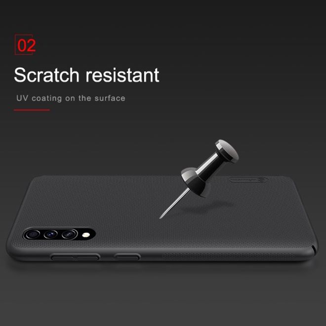 Nillkin - Samsung Galaxy A50s Hülle - Plastik Case - Super Frosted Shield Series - schwarz