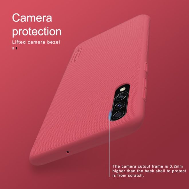 Nillkin - Samsung Galaxy A50s Hülle - Plastik Case - Super Frosted Shield Series - gold