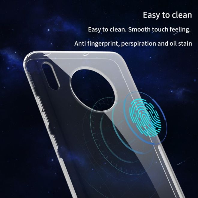 Nillkin - Huawei Mate 30 Hülle - Case aus elastischem Plastik - Nature Soft Series - grau