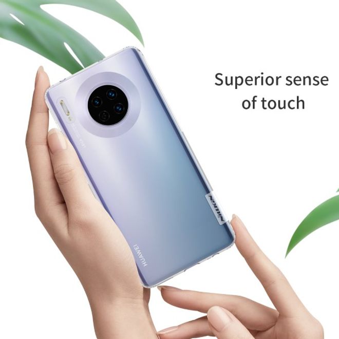 Nillkin - Huawei Mate 30 Hülle - Case aus elastischem Plastik - Nature Soft Series - grau