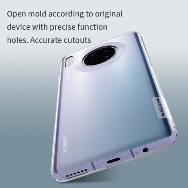 Nillkin - Huawei Mate 30 Hülle - Case aus elastischem Plastik - Nature Soft Series - weiss