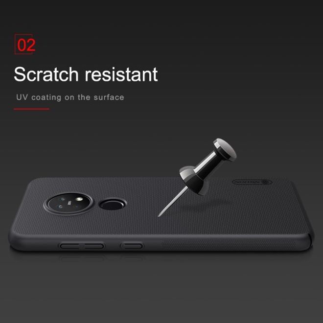 Nillkin - Nokia 6.2 / 7.2 Hülle - Plastik Case - Super Frosted Shield Series - weiss