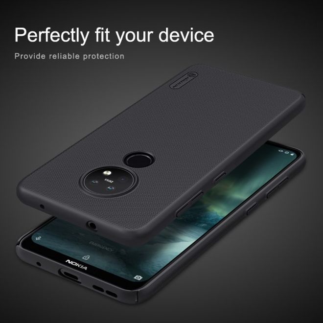 Nillkin - Nokia 6.2 / 7.2 Hülle - Plastik Case - Super Frosted Shield Series - weiss