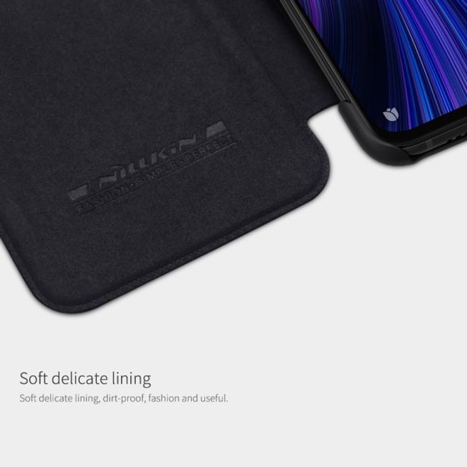 Nillkin - Xiaomi Mi 9 Pro Hülle - Leder Book Case - Qin Series - schwarz