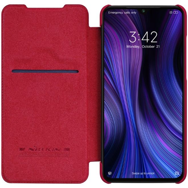Nillkin - Xiaomi Mi 9 Pro Hülle - Leder Book Case - Qin Series - rot