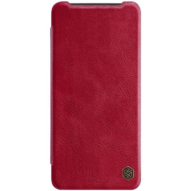 Nillkin - OnePlus 7T Hülle - Leder Book Case - Qin Series - rot