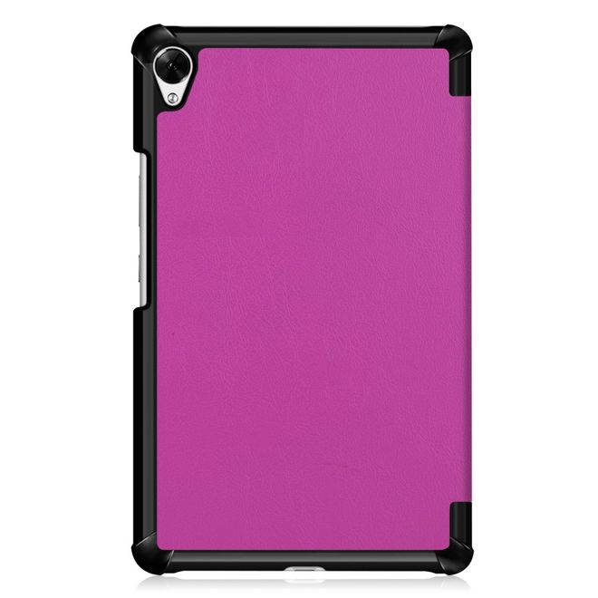 Huawei MediaPad M6 8.4 Hülle - Dreifach faltbares Leder Case - purpur