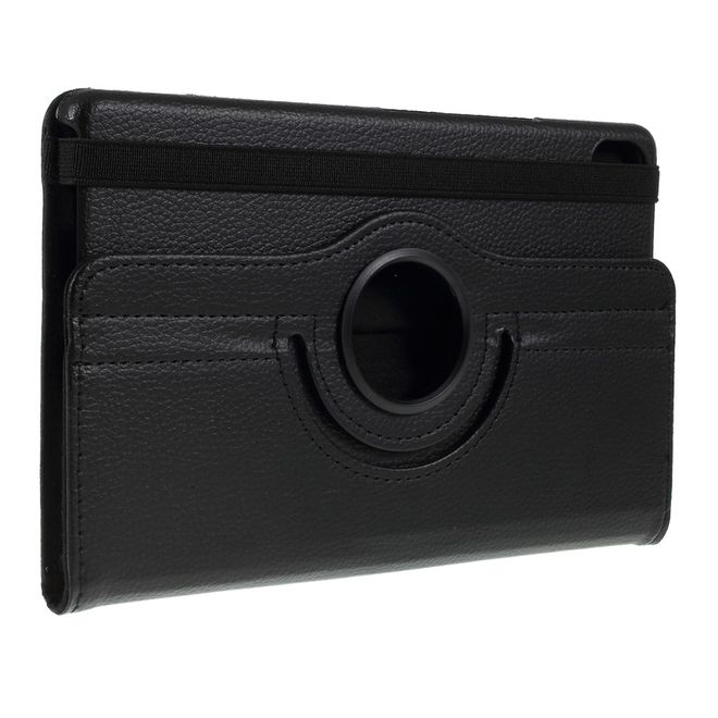 Huawei MediaPad M6 8.4 Hülle - 360° rotierbares Case aus Leder - schwarz
