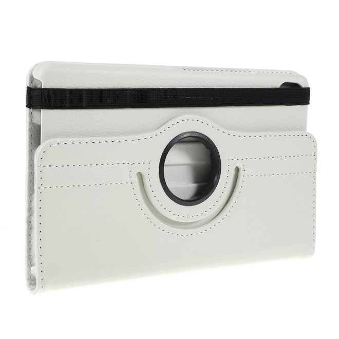 Huawei MediaPad M6 8.4 Hülle - 360° rotierbares Case aus Leder - weiss