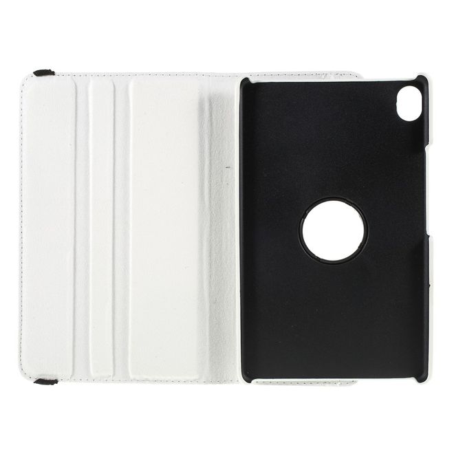 Huawei MediaPad M6 8.4 Hülle - 360° rotierbares Case aus Leder - weiss