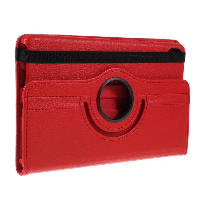 Huawei MediaPad M6 8.4 Hülle - 360° rotierbares Case aus Leder - rot