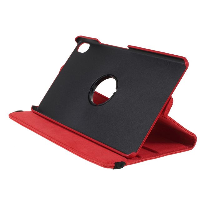 Huawei MediaPad M6 8.4 Hülle - 360° rotierbares Case aus Leder - rot