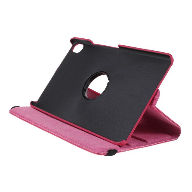 Huawei MediaPad M6 8.4 Hülle - 360° rotierbares Case aus Leder - rosa