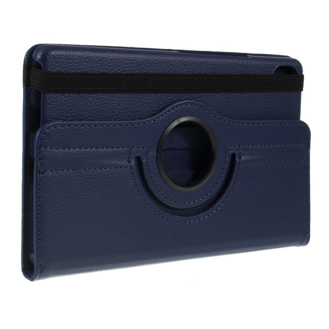 Huawei MediaPad M6 8.4 Hülle - 360° rotierbares Case aus Leder - blau