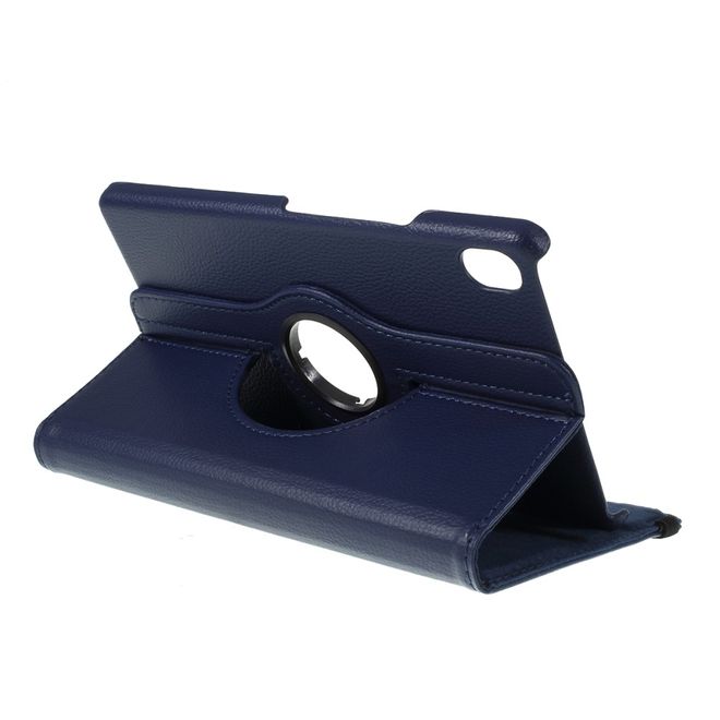 Huawei MediaPad M6 8.4 Hülle - 360° rotierbares Case aus Leder - blau