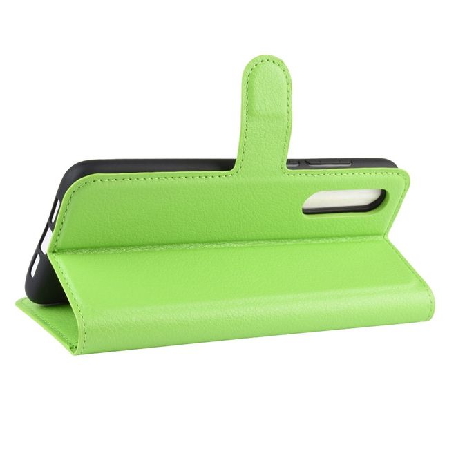 Xiaomi Mi 9 Pro / Mi 9 Pro 5G Handy Hülle - Litchi Leder Bookcover Series - grün