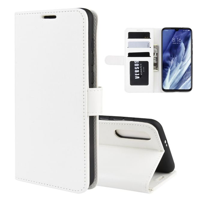 Xiaomi Mi 9 Pro / Mi 9 Pro 5G Handyhülle - Crazy Horse Leder Bookcover Series - weiss