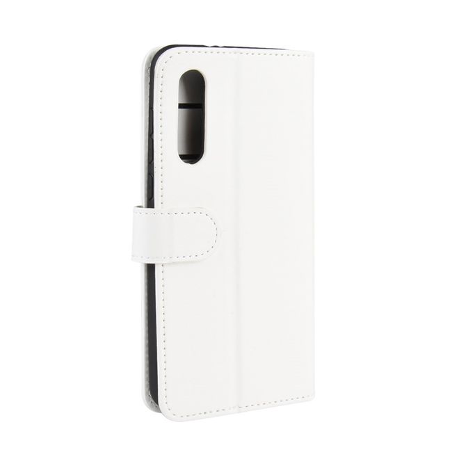 Xiaomi Mi 9 Pro / Mi 9 Pro 5G Handyhülle - Crazy Horse Leder Bookcover Series - weiss