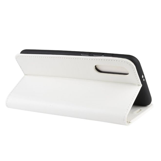 Xiaomi Mi 9 Pro / Mi 9 Pro 5G Handyhülle - Crazy Horse Leder Bookcover Series - weiss