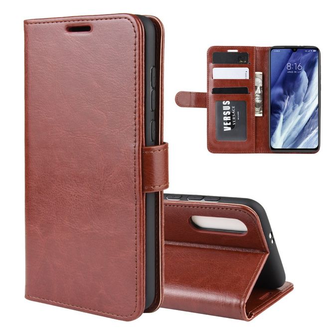 Xiaomi Mi 9 Pro / Mi 9 Pro 5G Handyhülle - Crazy Horse Leder Bookcover Series - braun