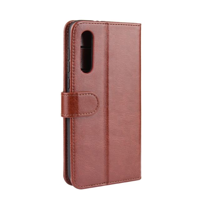 Xiaomi Mi 9 Pro / Mi 9 Pro 5G Handyhülle - Crazy Horse Leder Bookcover Series - braun