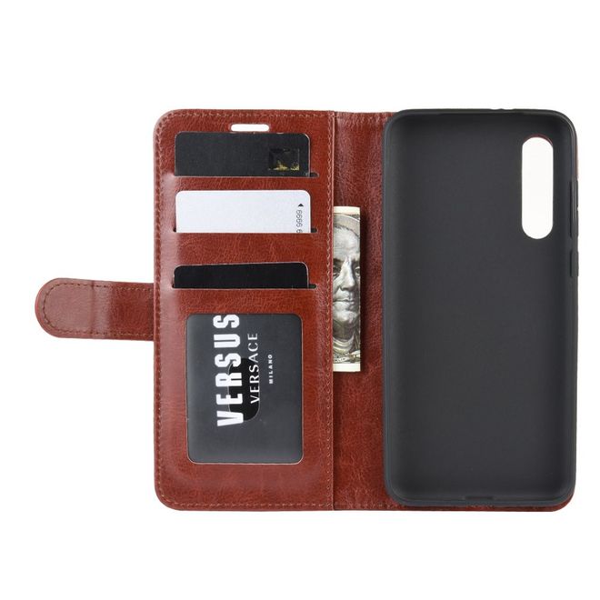 Xiaomi Mi 9 Pro / Mi 9 Pro 5G Handyhülle - Crazy Horse Leder Bookcover Series - braun