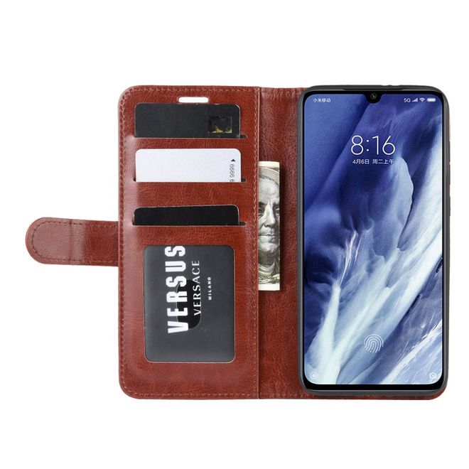 Xiaomi Mi 9 Pro / Mi 9 Pro 5G Handyhülle - Crazy Horse Leder Bookcover Series - braun