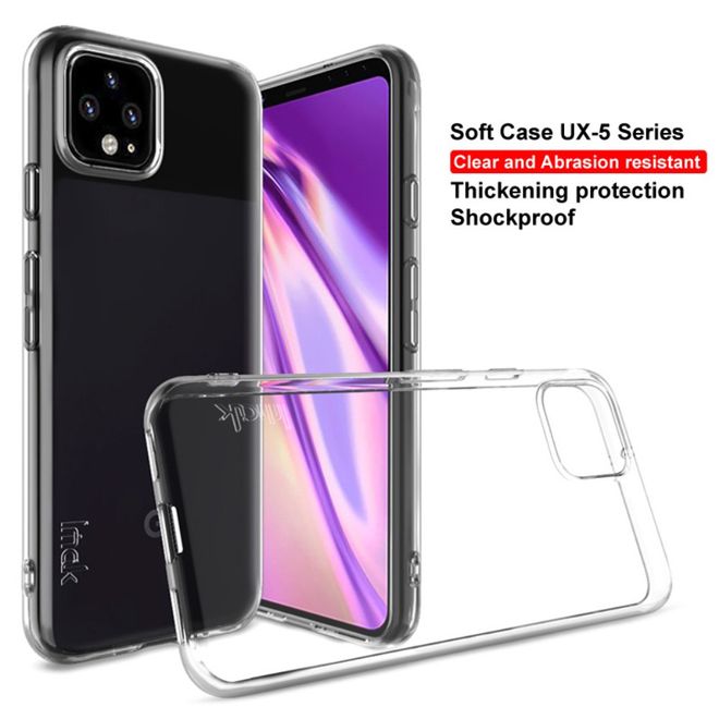 Imak - Google Pixel 4 XL Hülle - Softcase aus TPU - UX-5 Series - transparent