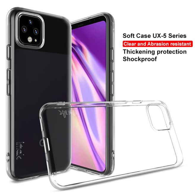 Imak - Google Pixel 4 Hülle - Softcase aus TPU - UX-5 Series - transparent