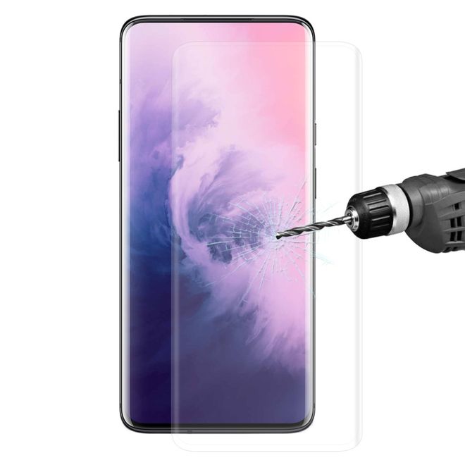 Hat Prince - OnePlus 7 Pro / 7T Pro Schutzglas Displayschutz - Panzer Glas - 9H 3D - transparent