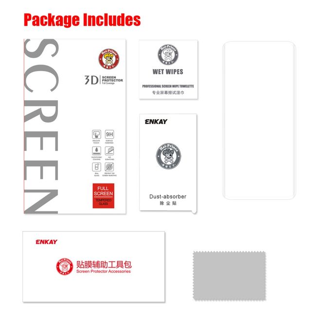 Hat Prince - OnePlus 7 Pro / 7T Pro Schutzglas Displayschutz - Panzer Glas - 9H 3D - transparent