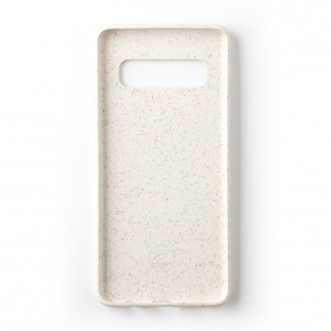 Wilma - Samsung Galaxy S10 Hülle - biologisch abbaubar - Stop Plastic Matt Seahorse - weiss