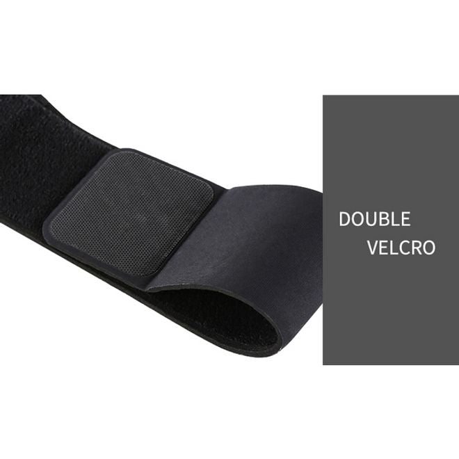 Universal - Sport Armband für Smartphones bis 6.5" - Fach für AirPods Ladecase - pink/gelb