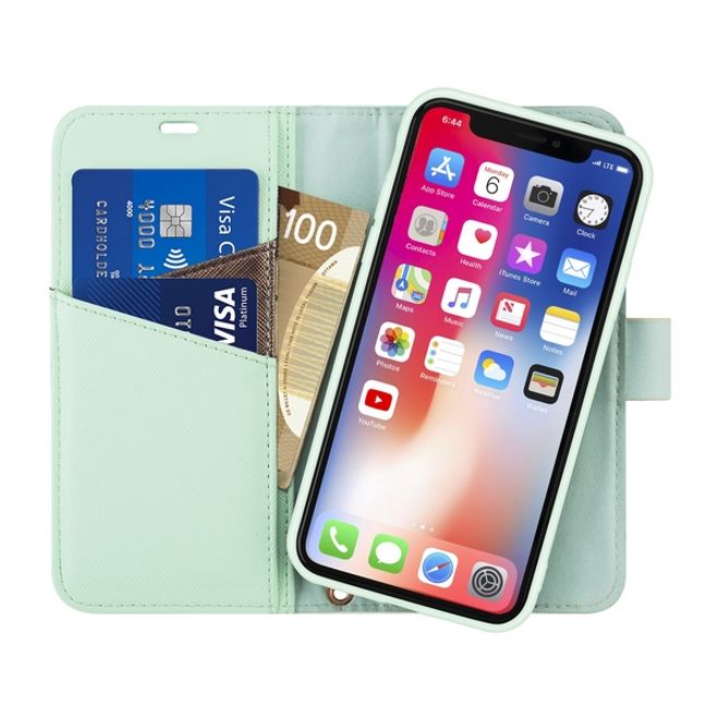 HABITU - iPhone 11 Pro Hülle - Canadian Designer Bookcover - Venus Series - mint