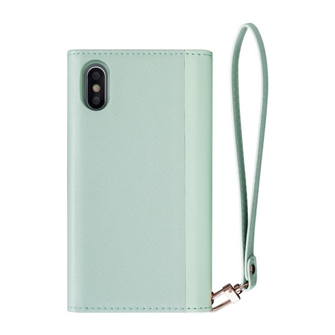 HABITU - iPhone XS / X Hülle - Canadian Designer Clutch - Eris Series - mint