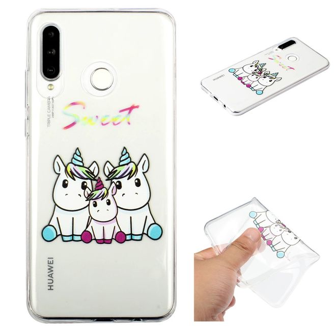 Samsung Galaxy M20 Handyhülle - Softcase Image Plastik Series - Einhörner