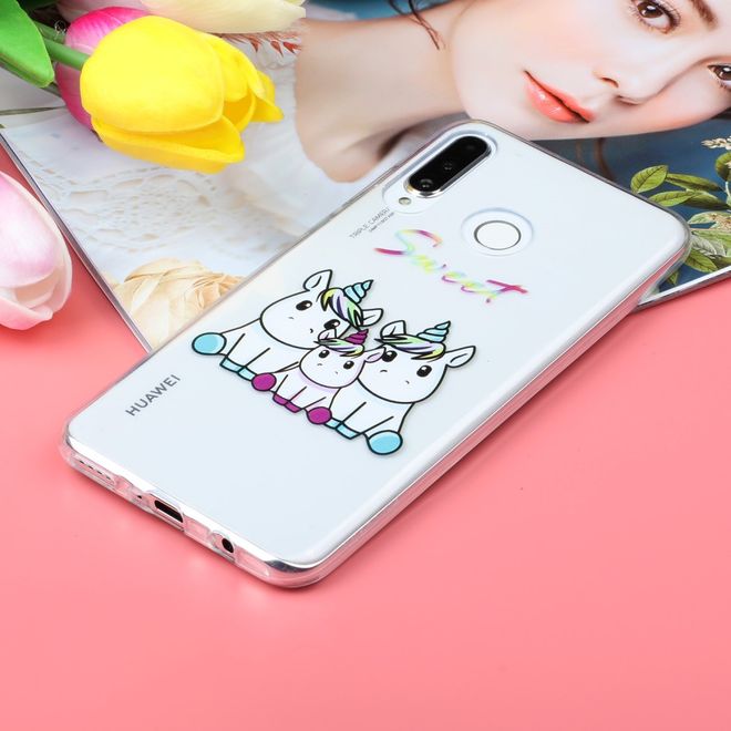 Samsung Galaxy M20 Handyhülle - Softcase Image Plastik Series - Einhörner